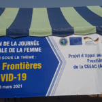 El Proyecto de Apoyo al Programa de Fronteras de la CEEAC cofinanciado por la Unión Europea (UE) y el Gobierno alemán sirve de marco para la celebración del Día Internacional de la Mujer 2021 en Bitam, bajo el lema: «Mujeres, fronteras y Covid-19».